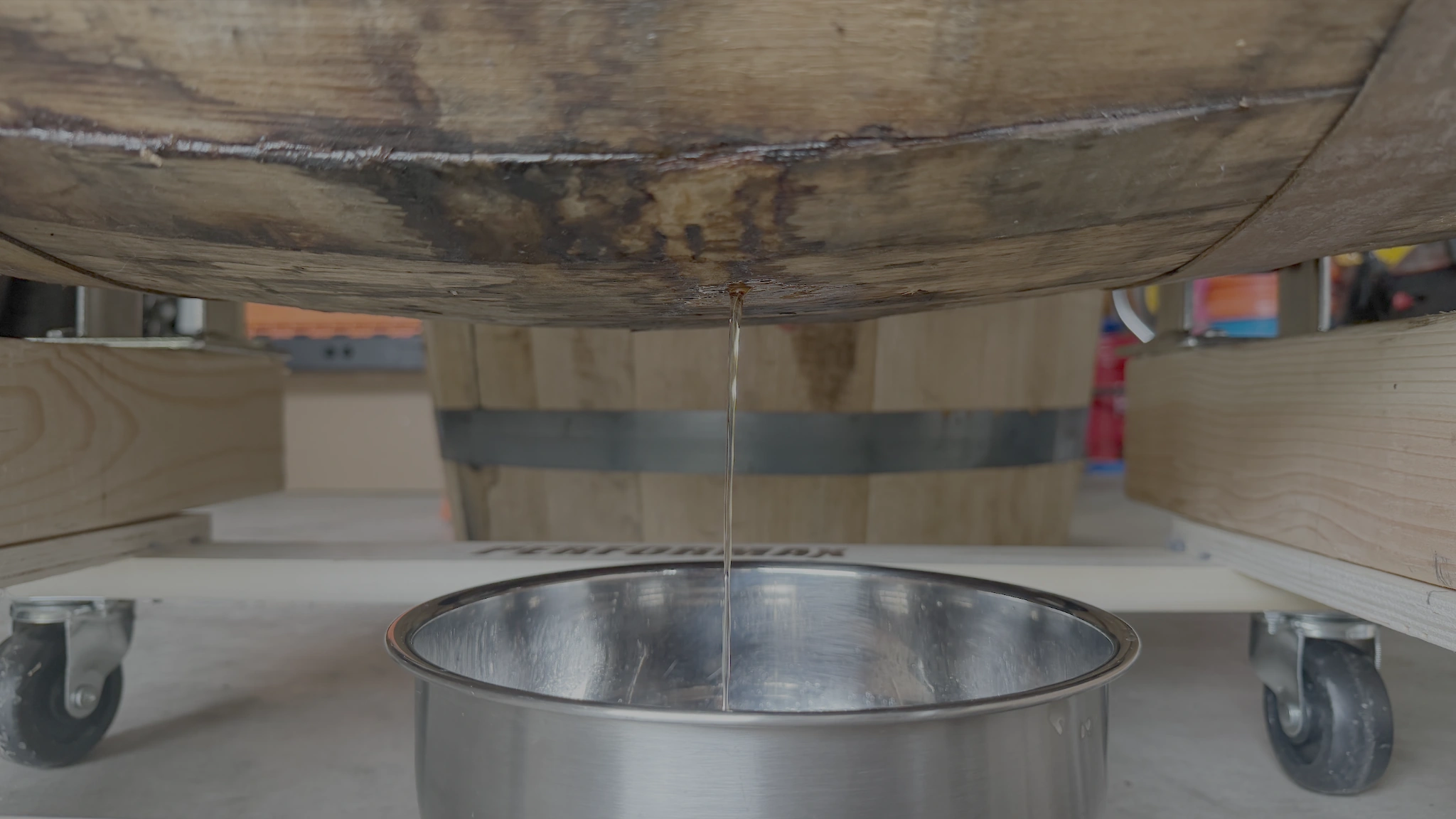 The second pull from the grape brandy barrel.