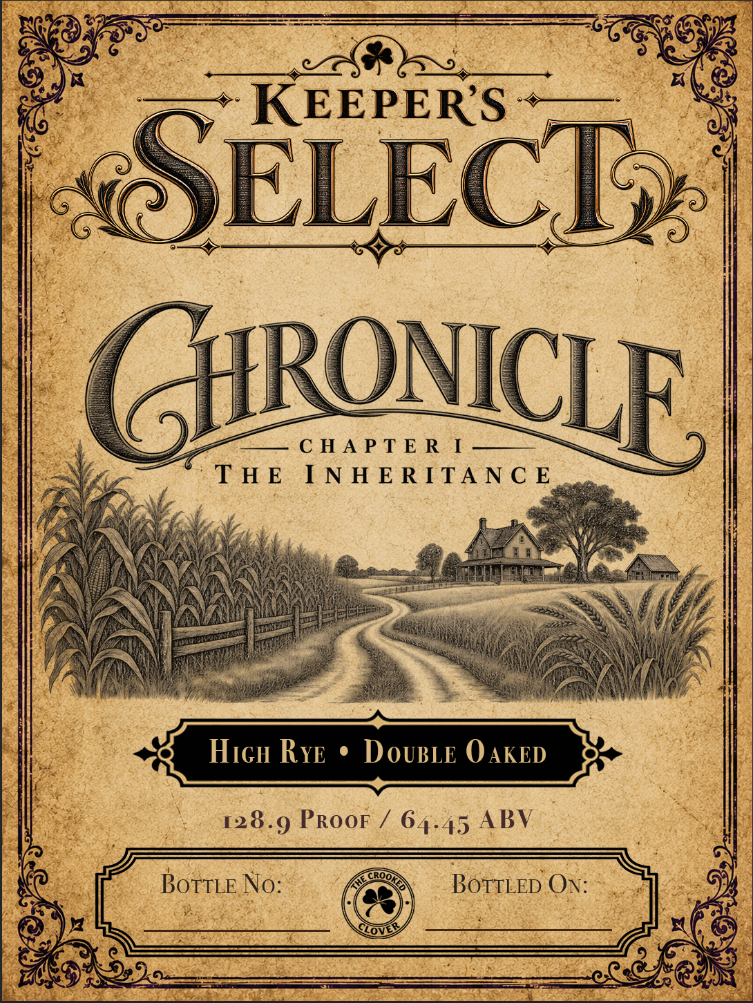 The Chronicle Chapter I label artwork